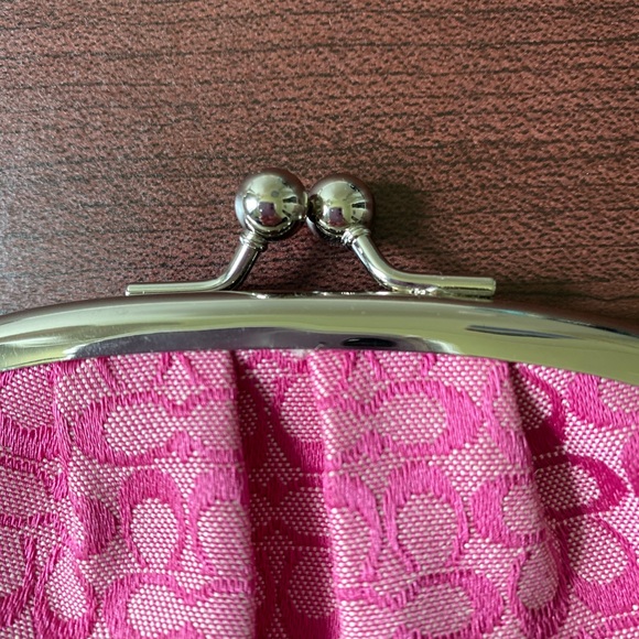 Pretty Pink Coach Coin Purse - Picture 6 of 8